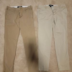 Hollister skinny khaki pants